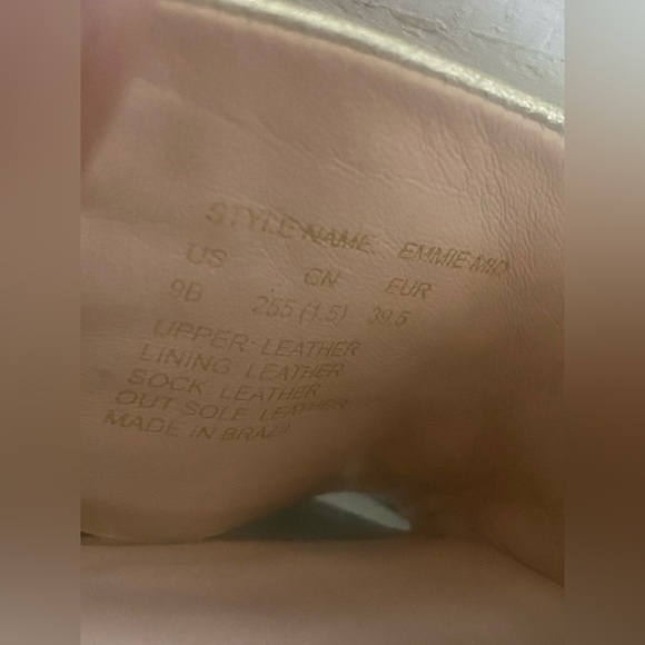 Kate Spade Gold Heeled Mules - Picture 9 of 12